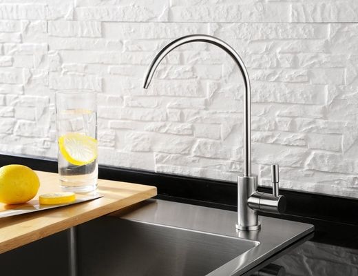 Vòi bếp bằng thép không gỉ được đánh bóng không dễ rỉ sét Tuổi thọ cao