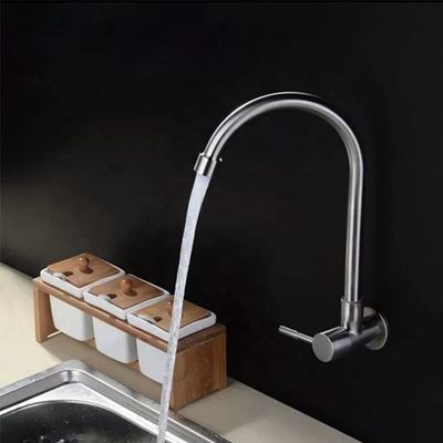 Đánh bóng Đánh bóng Vòi lạnh đơn Vòi Vòi treo tường một lỗ OEM ODM