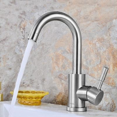 Vòi trộn bồn rửa đơn lỗ hợp vệ sinh không rỉ sét Bảo vệ môi trường