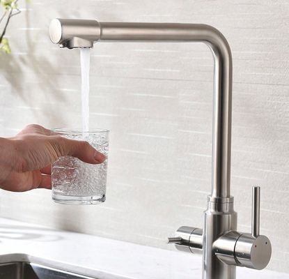 Vòi có thể thu vào bằng thép không gỉ được chải không chì Không có logo tùy chỉnh rỉ sét