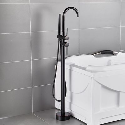 Bộ vòi hoa sen phòng tắm bằng thép không gỉ có ánh bạc được chải an toàn không chứa chì