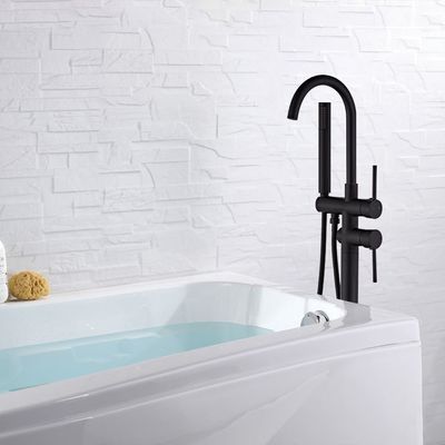 Vòi tắm bằng thép không gỉ chống oxy hóa màu đen không chì