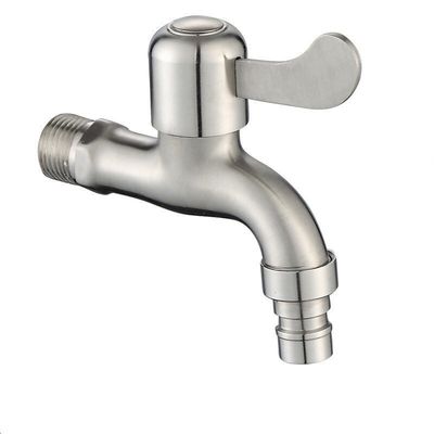 Vòi máy giặt treo tường bằng thép không gỉ Đánh bóng bề mặt Chống oxy hóa