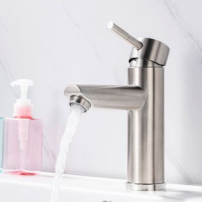 Logo tùy chỉnh Vòi inox bạc SUS304 Dễ dàng cài đặt