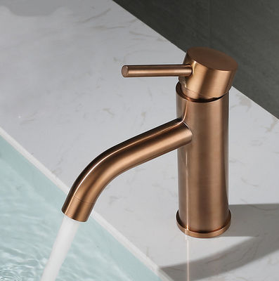 Vòi chậu bằng thép không gỉ OEM ODM Phòng tắm Máy trộn tay cầm đơn Tap