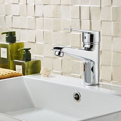 Máy trộn lưu vực đòn bẩy đơn bằng thép không gỉ 304 Khỏe mạnh Vô hại