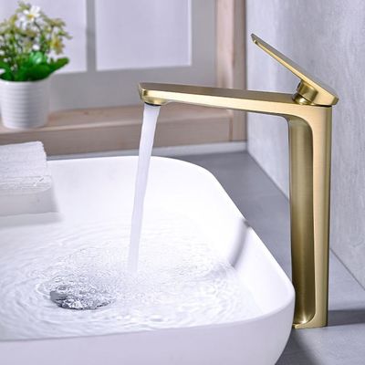 Vòi Rửa Mặt Vàng Hiện Đại Vòi Nóng Lạnh Tỉ Mỉ An Toàn Không Chì