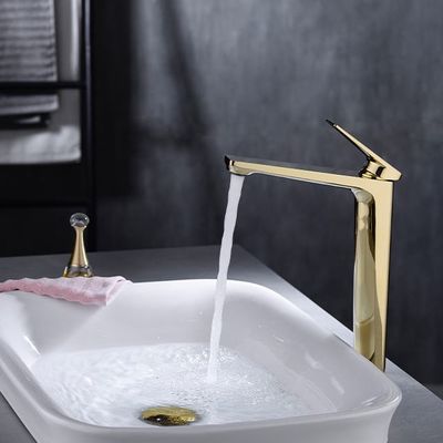 Vòi chậu rửa nóng và lạnh vệ sinh hiện đại có tay cầm đơn