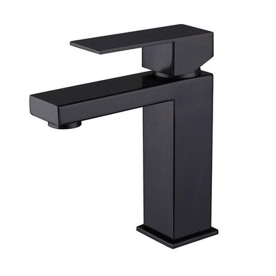 ODM OEM Brushed Black Hot And Cold Basin Mixer An toàn chì miễn phí