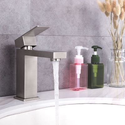 Chải Bạc 302 Chậu Rửa Không Gỉ Vòi Nóng Và Lạnh Không Dễ Rỉ Sét