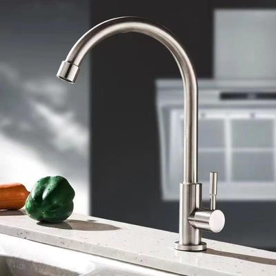 Đánh bóng truyền thống Đánh bóng vòi đơn lưu vực được gắn trên boong