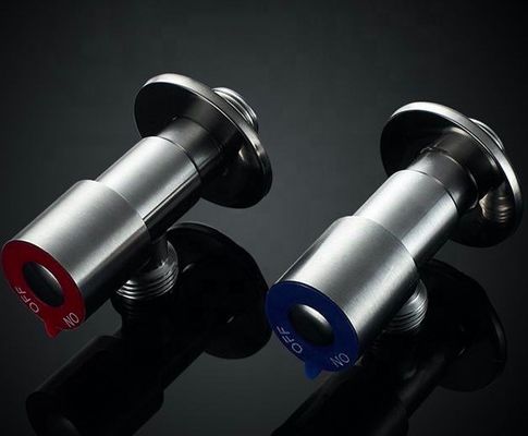 Khả năng chống ăn mòn SS304 Quá trình vẽ bề mặt van góc phòng tắm