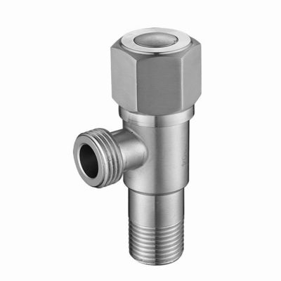 Bề mặt được chải chống oxy hóa Van góc phòng tắm Dễ dàng cài đặt